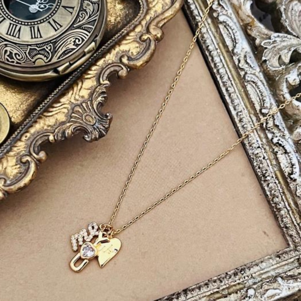 KATE SPADE • True Love Me, You, Us Multi-Charm Pendant Necklace - Picture 4 of 4